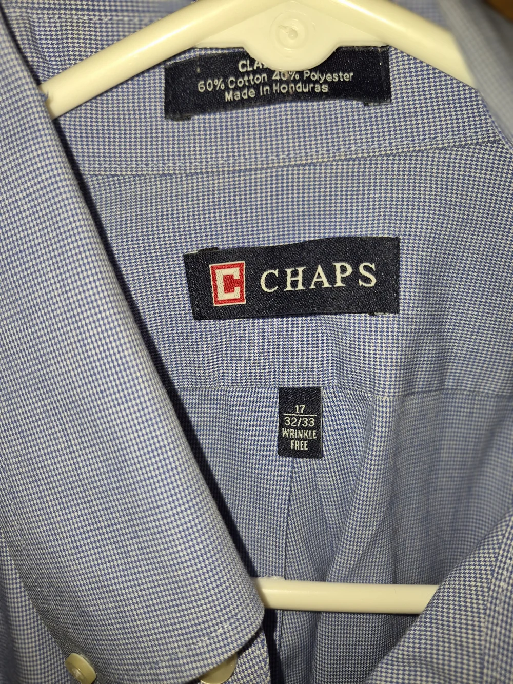 Polo by Ralph Lauren Light Blue Micro-Check Dress Shirt